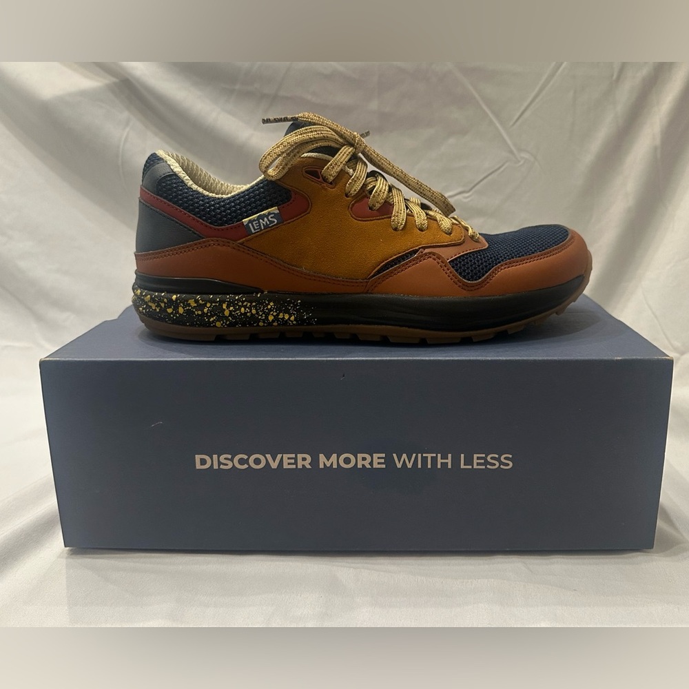 NIB Men’s Lems Trailhead Sneaker, size 8.5